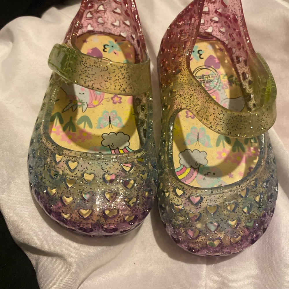 Wonder Nation 3 pairs of infant shoes size 3 like new